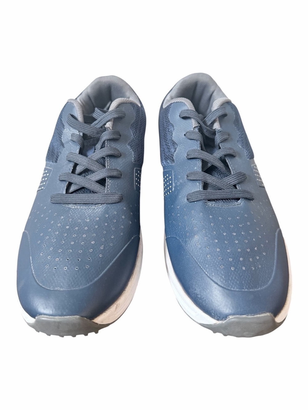 THESTRON Men’s Spikeless Golf Sneaker, Lace-Up Low Top Blue EU 44 US 11 Nextlite